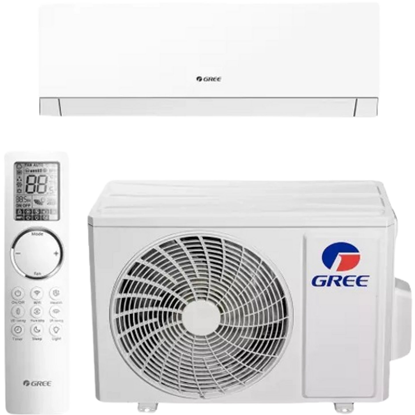 GREE SMART ONE (GWH12AOCXB-K6DNA2C/I / GWH12AOCXB-K6DNA2C/O) KLÍMA MONO OLDALFALI SZETT 3,5KW